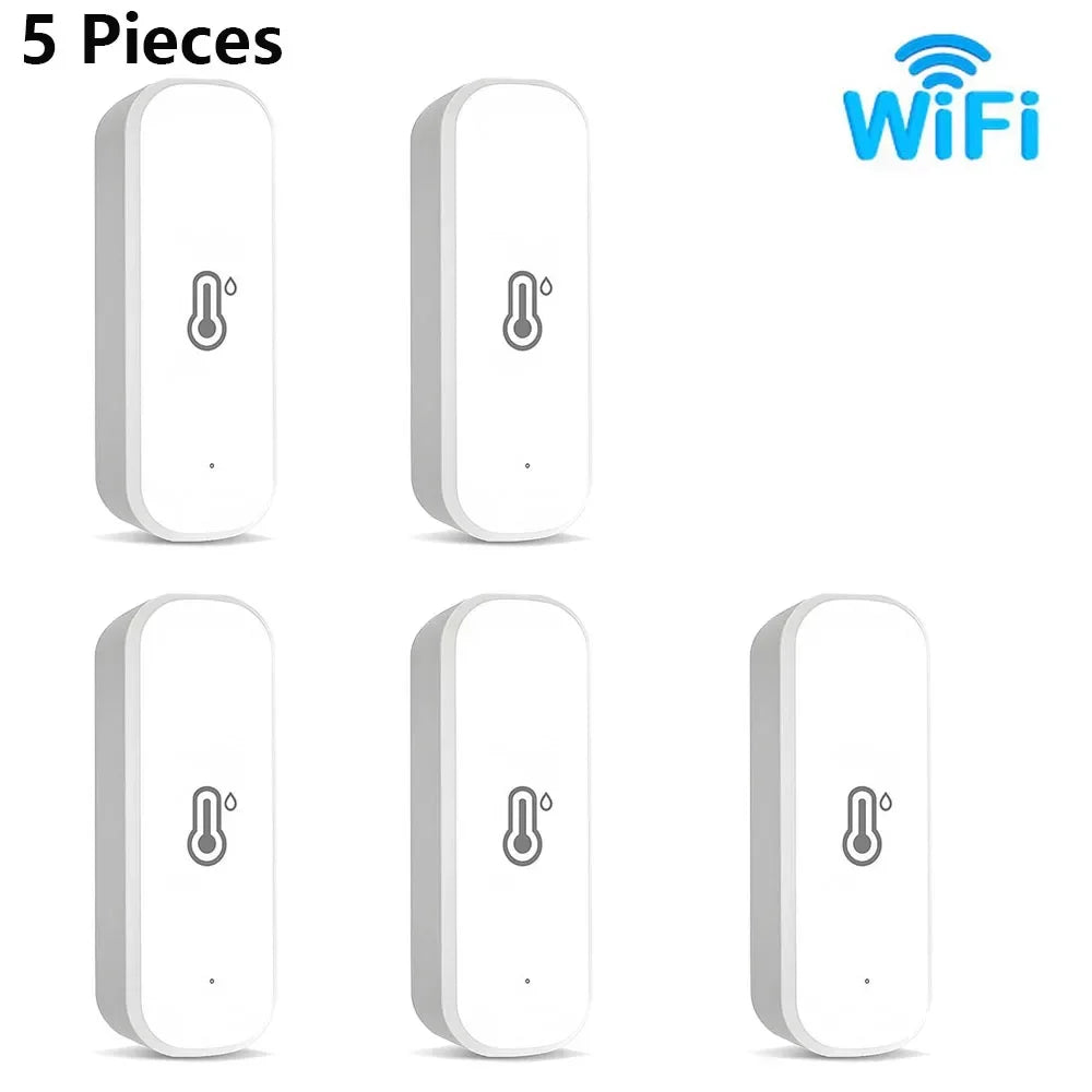 Tuya Smart WIFI Temperature Humidity Sensor APP Remote Monitor for Smart Home Smart Life Works with Alexa Google Assistant