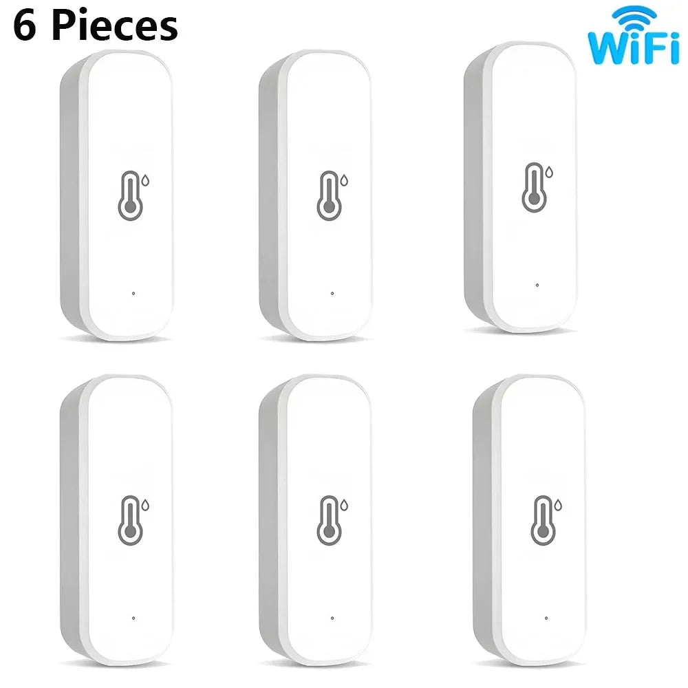 Tuya Smart WIFI Temperature Humidity Sensor APP Remote Monitor for Smart Home Smart Life Works with Alexa Google Assistant