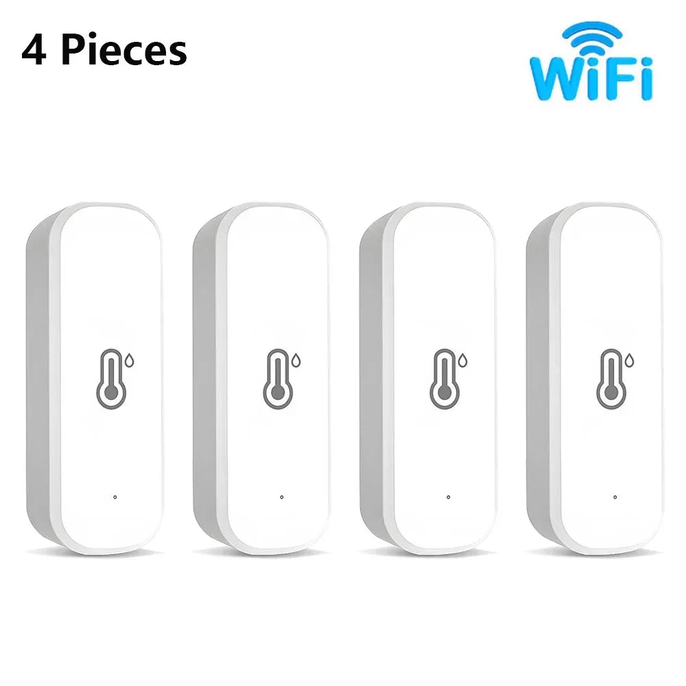 Tuya Smart WIFI Temperature Humidity Sensor APP Remote Monitor for Smart Home Smart Life Works with Alexa Google Assistant