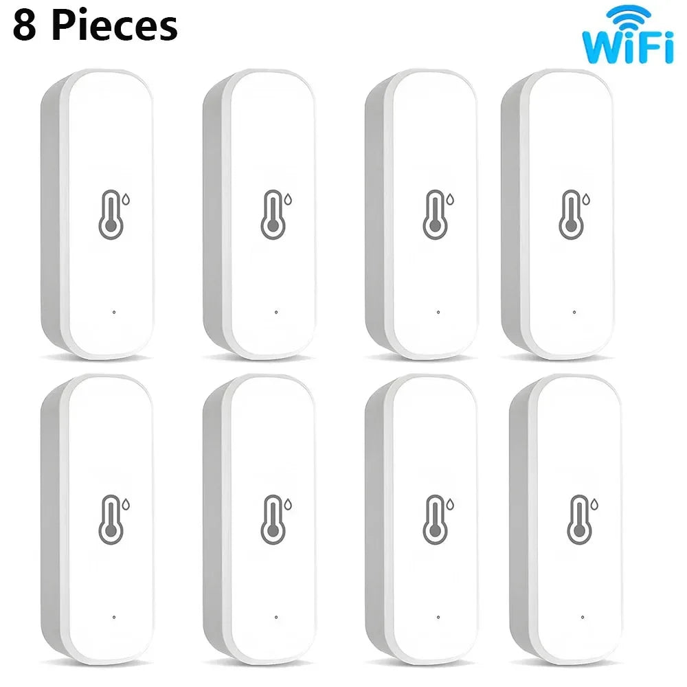 Tuya Smart WIFI Temperature Humidity Sensor APP Remote Monitor for Smart Home Smart Life Works with Alexa Google Assistant