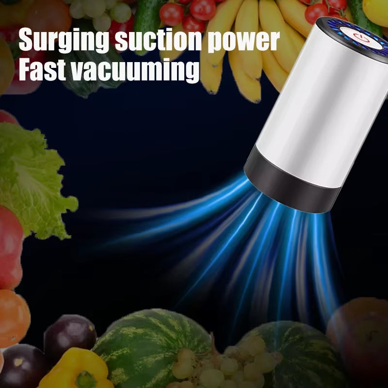 Handheld Vacuum Sealer for Food Storage,Portable Vacuum Sealer,Avoid Cross Contamination of Food+ 50 Vacuum Seal Bags