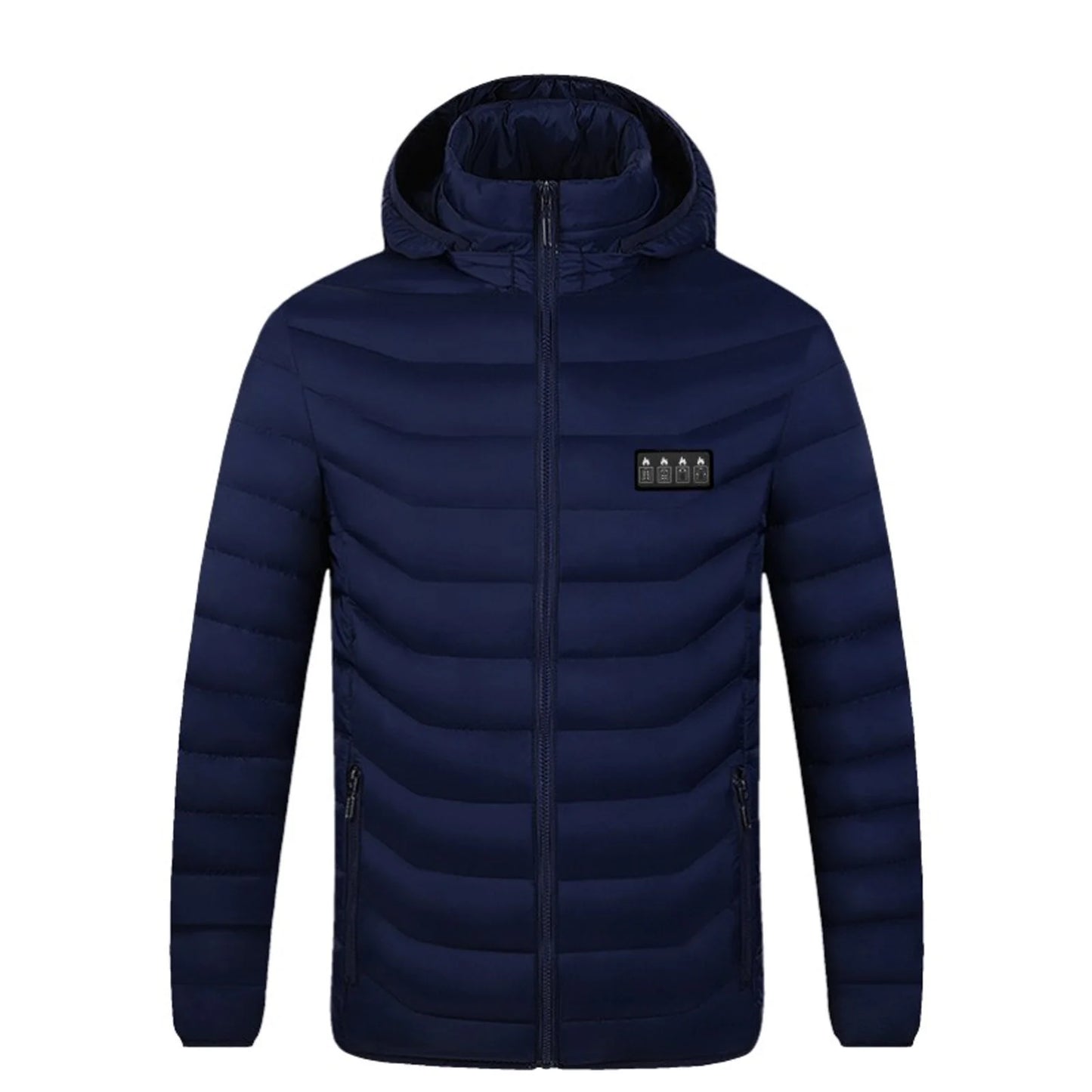 Winter Clearance 2024! Heated Jacket for Men Women, Electric Heating Coat, 19 Heating Zones, Long Sleeve Hooded Zip Winter Heated Vest Windproof Outerwear(Battery Not Included)