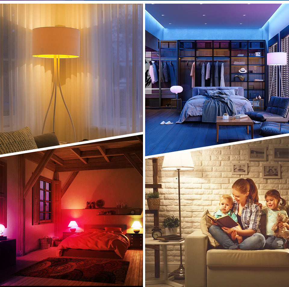 Explosive Wifi Smart Bulb Color Tone Voice Control Bulb