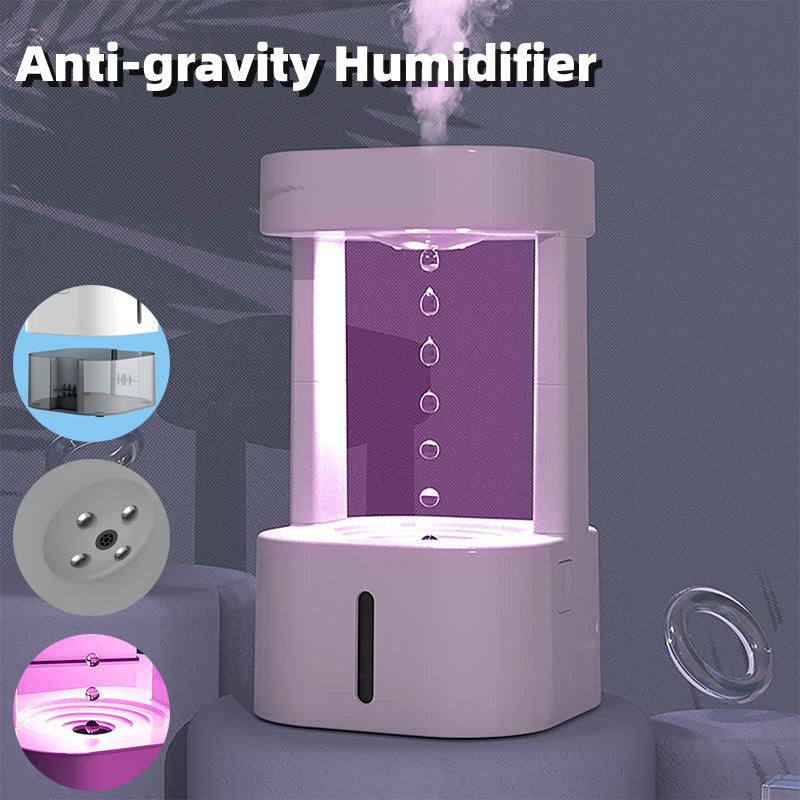 Anti Gravity Humidifier with Optical Illusion Cool Mist Diffuser