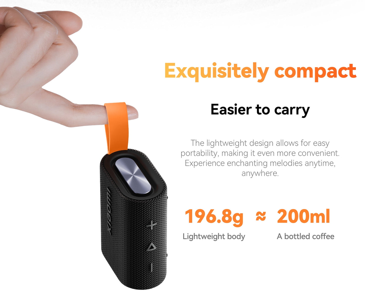 Mi Portable Bluetooth 5.4 Speaker - 5W, IP67 Waterproof, Dynamic Sound, TWS, 10H Playback - Black