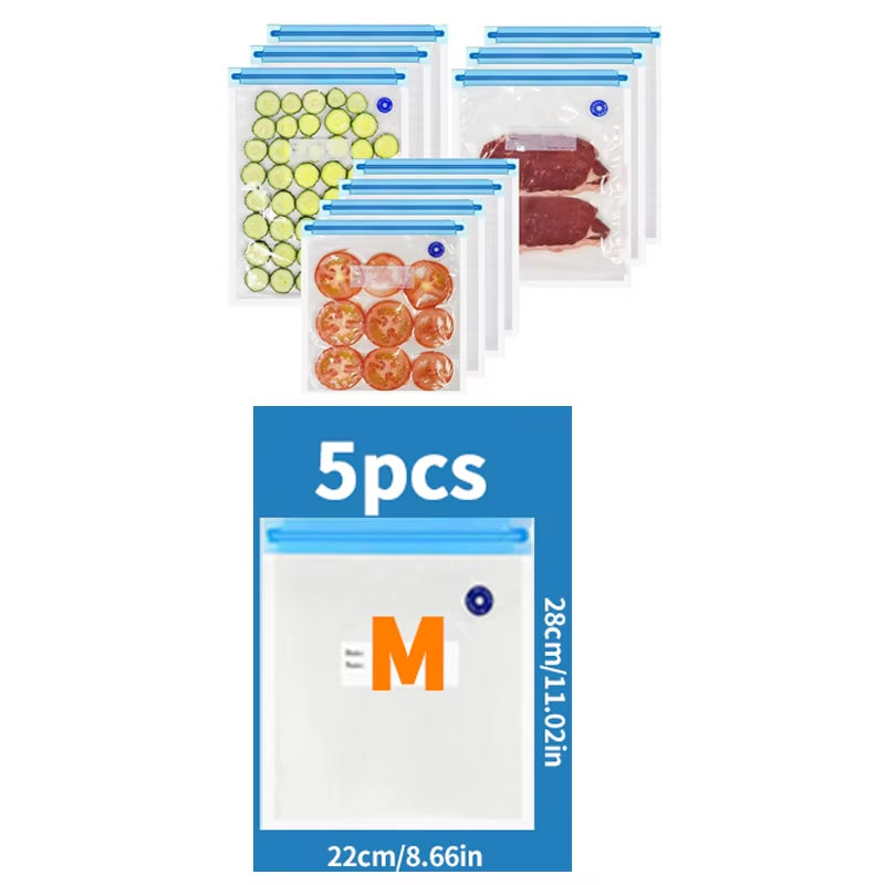 Handheld Vacuum Sealer for Food Storage,Portable Vacuum Sealer,Avoid Cross Contamination of Food+ 50 Vacuum Seal Bags