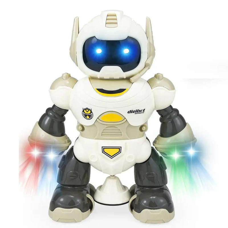 Baby Electric Rotating Crawling Robot Toy for 1-3 Years Old Boys Light-Up & Musical Early Development Toy
