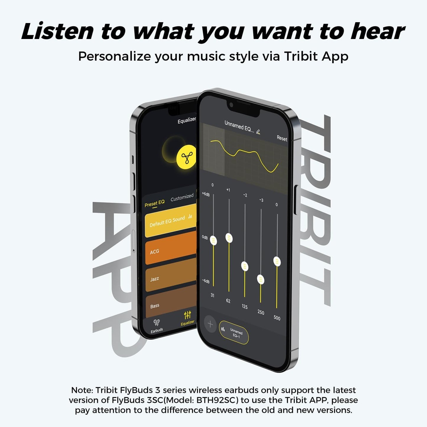 Wireless Earbuds, 110H Playtime Bluetooth 5.3 IPX8 Waterproof Touch Control True Wireless Bluetooth Earbuds with Mic Earphones In-Ear Deep Bass Built-In Mic Bluetooth Headphones, Flybuds 3