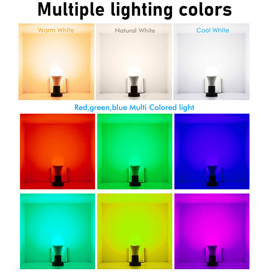 Explosive Wifi Smart Bulb Color Tone Voice Control Bulb