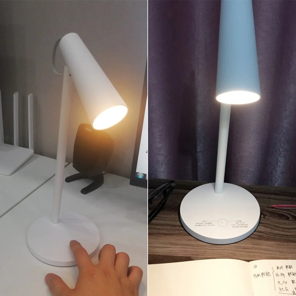 Mijia Smart Charging Desk Lamp 2000Mah USB Rechargable Portable Table 3 Grade Mode Dimming Reading Night Light Mihome APP