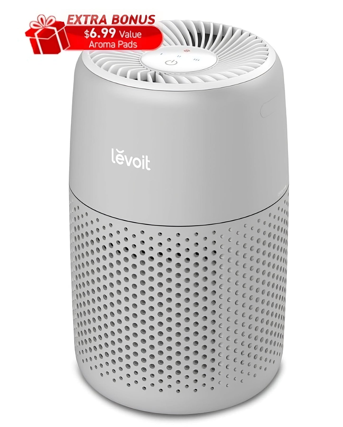 Core Mini Air Purifier with Aromatherapy Function for Bedroom and Office (178 Sq. Ft), Gray