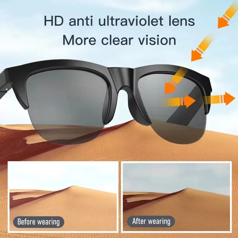 Xiaomi Smart Sunglasses Glasses Bluetooth Call Outdoor Sports Headphones HIFI Blue Light Waterproof Anti-Uv for Men Women