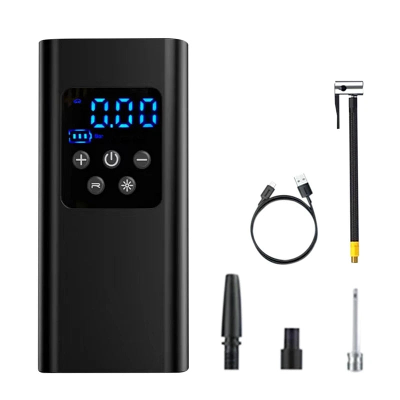 LEIBOO Portable Air Compressor for Car Tires Fast Air Pump Tire Inflator Accurate Pressure Air Pump for Motorcycle Bicycle Ball