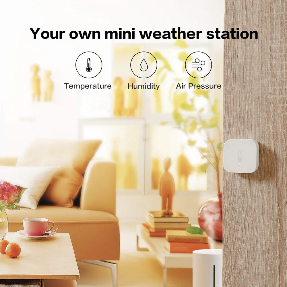 Original Temperature Humidity Air Pressure Environment Sensor Zigbee Smart Home for Xiaomi Mi Home Homekit APP