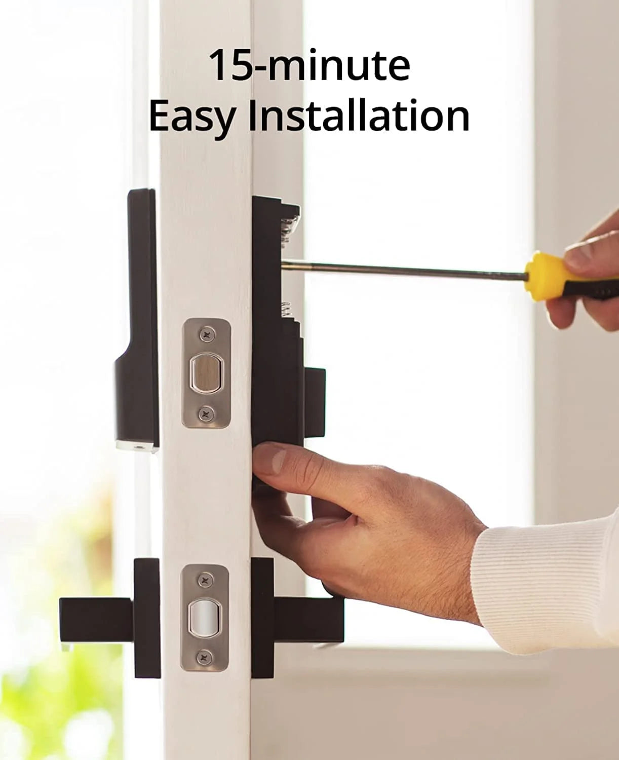 Anker Security C210(E110) Smart Lock, 5-In-1 Keyless Entry Door Lock, Built-In Wifi Deadbolt, Smart Door Lock, Touchscreen Keypad