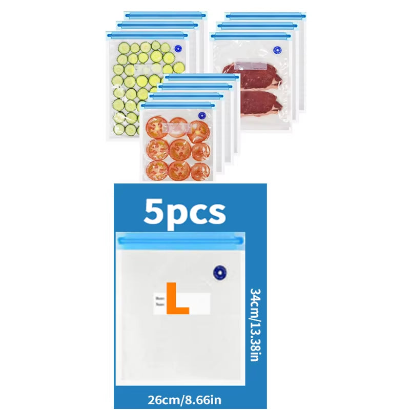 Handheld Vacuum Sealer for Food Storage,Portable Vacuum Sealer,Avoid Cross Contamination of Food+ 50 Vacuum Seal Bags