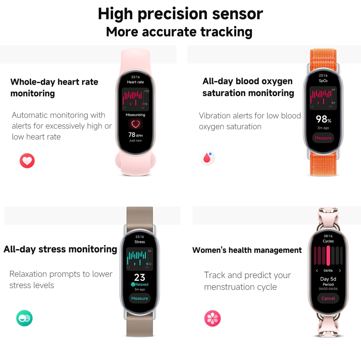 Fitness Tracker, 1.62'' AMOLED Display, 21-Day Battery Life, 150+ Fitness Modes, ATM5, for Android & Iphone, Midnight Balck