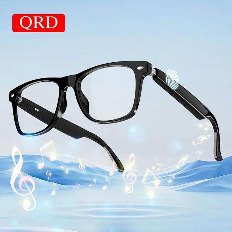E13 Anti-Blue Light Smart Glasses, Touch Control Multi-Functional Smart Glasses, Portable Stereo Sound Effect Glasses Headset for Men & Women