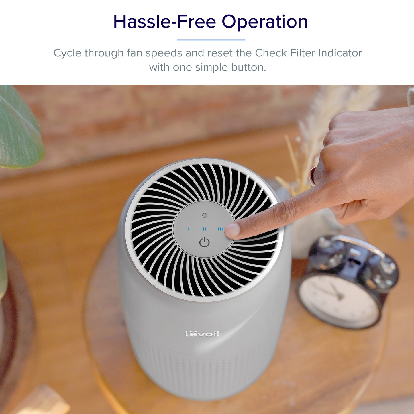 Core Mini Air Purifier with Aromatherapy Function for Bedroom and Office (178 Sq. Ft), Gray