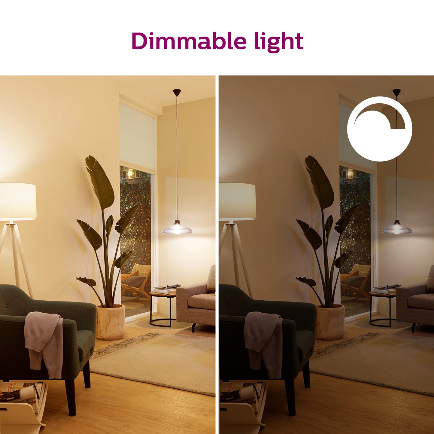 Smart Wi-Fi Connected LED 60-Watt A19 Light Bulb, Frosted Color & Tunable White, Dimmable, E26 Medium Base (2-Pack)