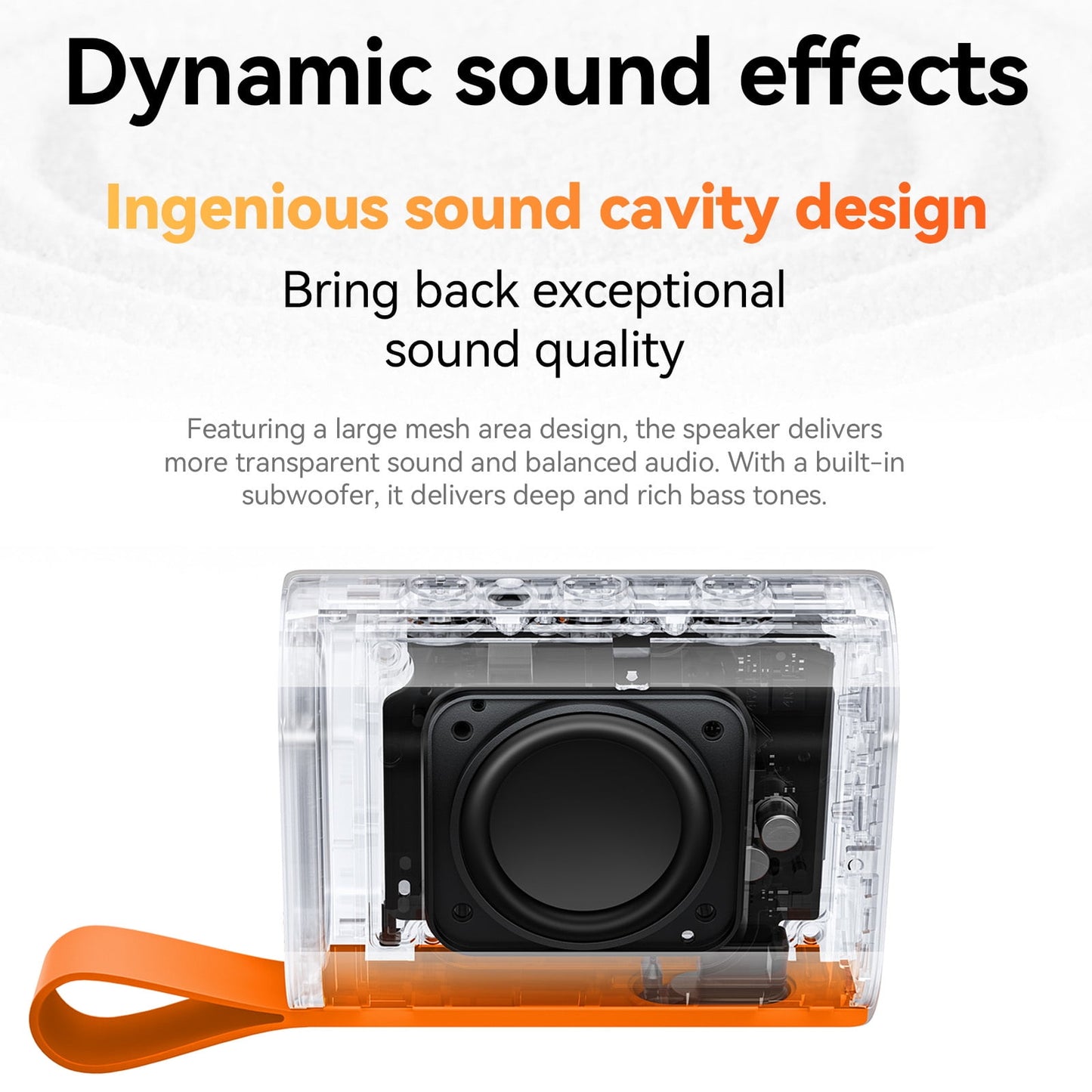 Mi Portable Bluetooth 5.4 Speaker - 5W, IP67 Waterproof, Dynamic Sound, TWS, 10H Playback - Black