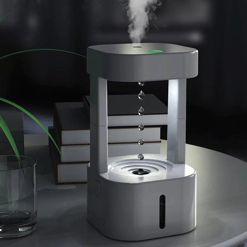 Anti Gravity Humidifier with Optical Illusion Cool Mist Diffuser