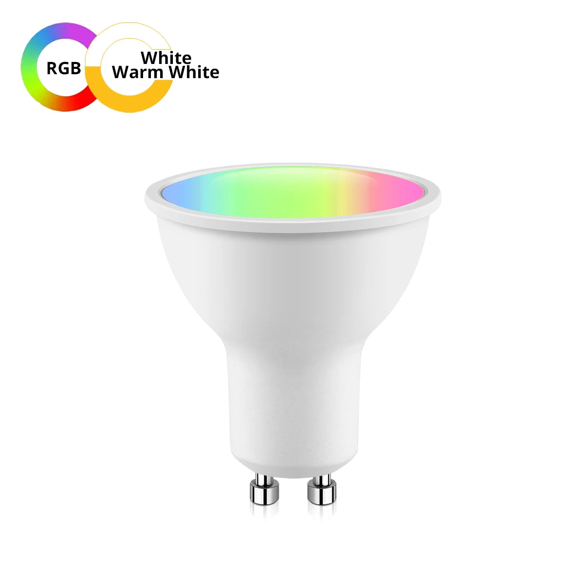 Tuya Smart Life Home Lamp Wifi LED Light Bulb RGB E27 E14 GU10 220V Dimmable Candle Spotlight Compatible Alexa Google Home