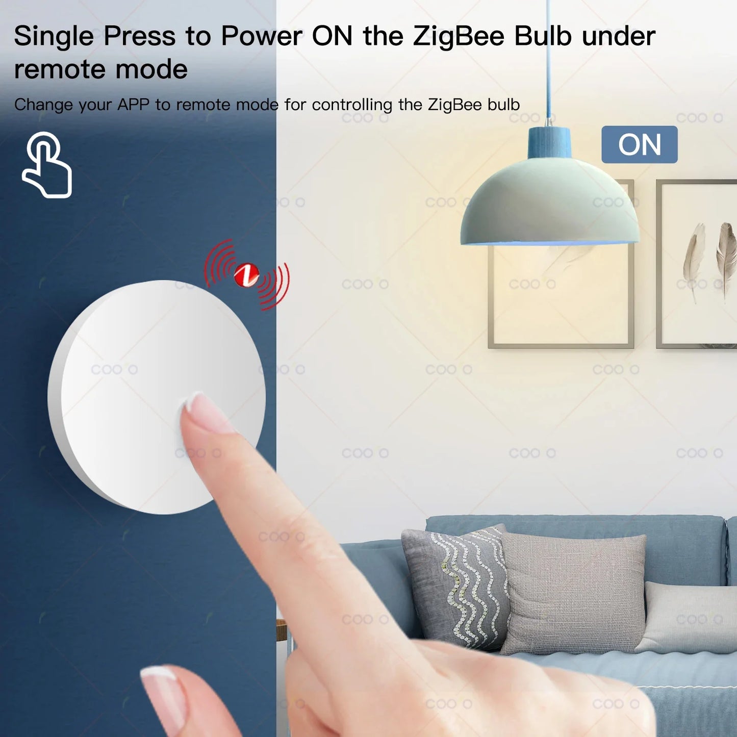 Zigbee Smart Button Scene Switch Intelligent Linkage Wireless Remoter Battery Powered Automation Works with Home Assistant Z2M