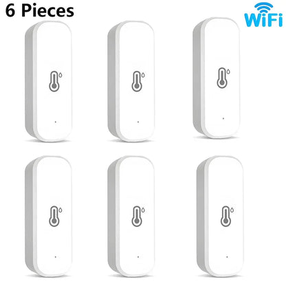 Tuya Smart WIFI Temperature Humidity Sensor APP Remote Monitor for Smart Home Smart Life Works with Alexa Google Assistant