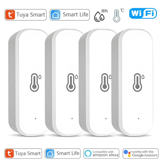 Tuya Smart WIFI Temperature Humidity Sensor APP Remote Monitor for Smart Home Smart Life Works with Alexa Google Assistant