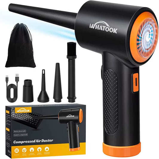 Electrical Dust Blower 3-Speed Air Duster-Performance-Strong 60000 RPM Air Fan Electronics Cleaner for Laptop Office Equipment