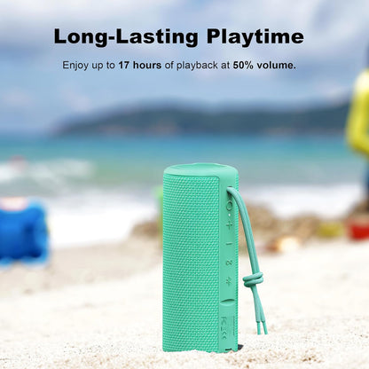 Boombox Portable Bluetooth Speaker Gifts for Her Him Women Men - Green