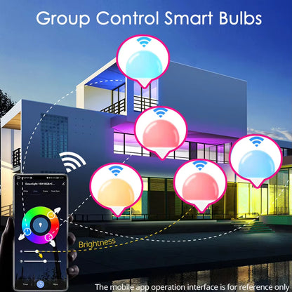 Tuya Wifi/Bluetooth Smart Bulb E27 RGB Alexa Led Lamp Smart Light Bulbs AC 85-265V Smart Lamps for Google Assistant Smart Life