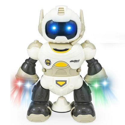 Baby Electric Rotating Crawling Robot Toy for 1-3 Years Old Boys Light-Up & Musical Early Development Toy