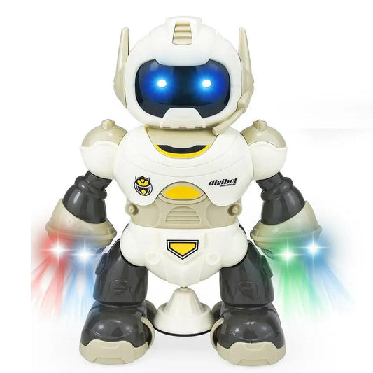 Baby Electric Rotating Crawling Robot Toy for 1-3 Years Old Boys Light-Up & Musical Early Development Toy