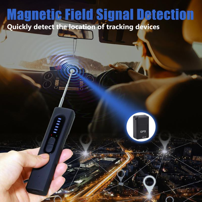 KRYVEXA Hidden Camera Detectors, Camera Detector, Car GPS Tracker Detector, Bug Detector, RF Signal Detector, Listening Device Detector, 6 Levels Sensitivity, 4 Detection Modes, 30H Working Time for Travel, Car, Bathroom, Office, Hotel, Airbnb, Rental