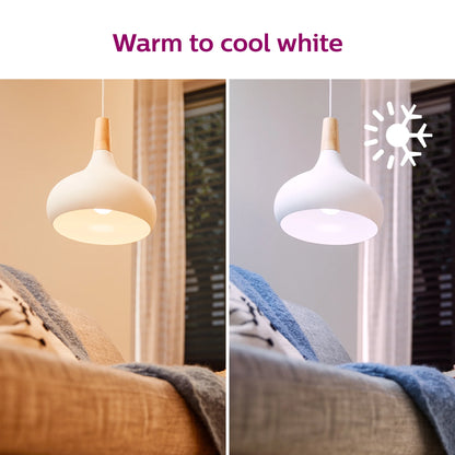 Smart Wi-Fi Connected LED 60-Watt A19 Light Bulb, Frosted Color & Tunable White, Dimmable, E26 Medium Base (2-Pack)