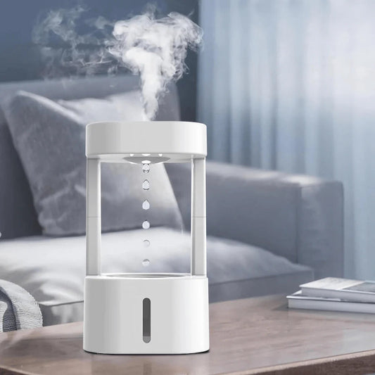 Anti Gravity Humidifier with Optical Illusion Cool Mist Diffuser