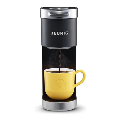 K-Mini plus Single Serve Coffee Maker (Black) with Accesories