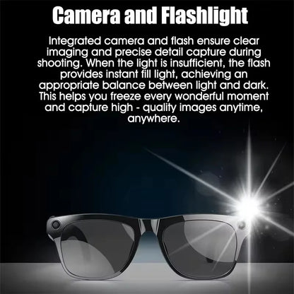XIAOMI 4K HD AI Smart Glasses Chat 260Mah Battery Voice Assistant Control GPT 100MP Camera Bluetooth Call Smart Glasses
