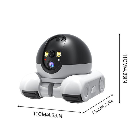 Wireless APP Control Robot Camera, 2K Wifi Camera with Night Vision, Remote Monitoring Camera for Enhanced Security Monitoring