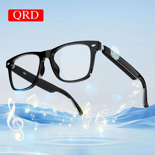 E13 Anti-Blue Light Smart Glasses, Touch Control Multi-Functional Smart Glasses, Portable Stereo Sound Effect Glasses Headset for Men & Women