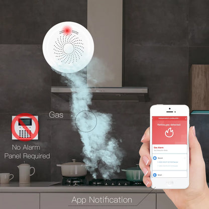 Smart Zigbee Gas Leakage Detector Combustible Sensor Tuya Smart Home Security Alarm System Smart Life Tuya App Remote Control