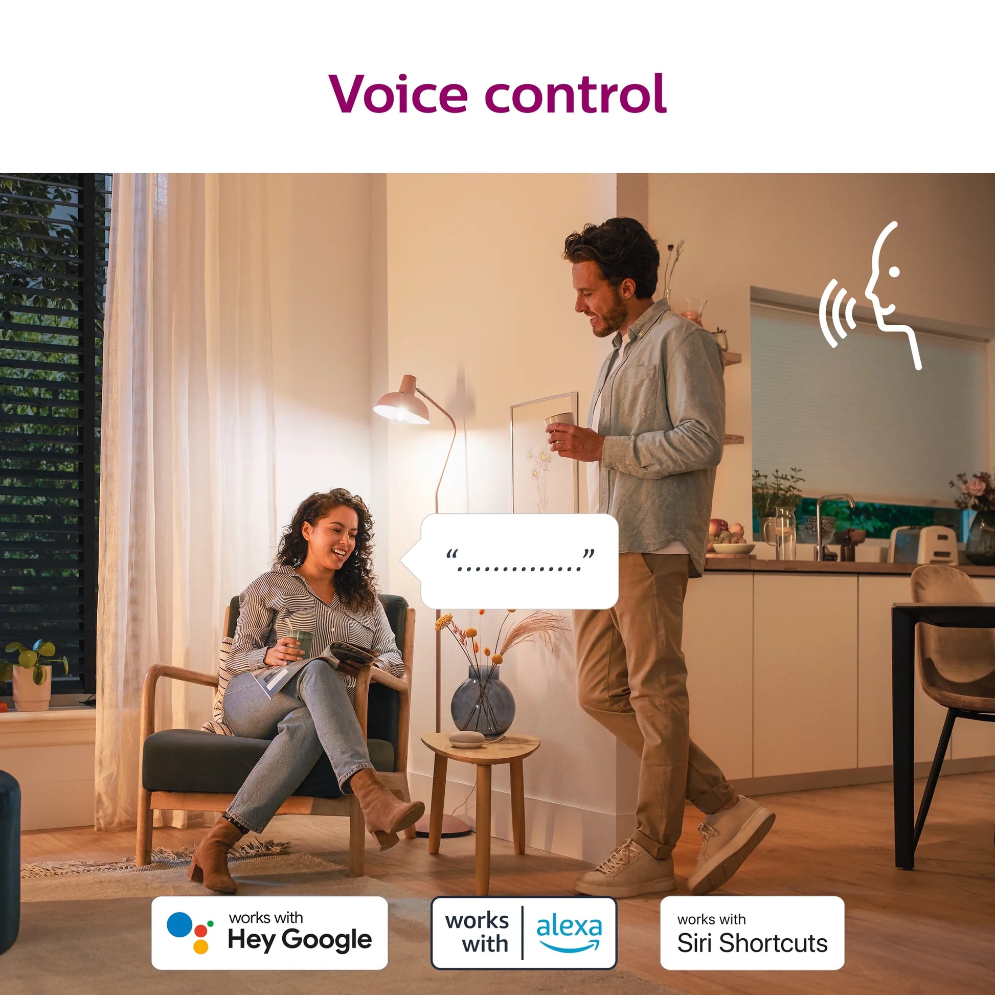 Smart Wi-Fi Connected LED 60-Watt A19 Light Bulb, Frosted Color & Tunable White, Dimmable, E26 Medium Base (2-Pack)