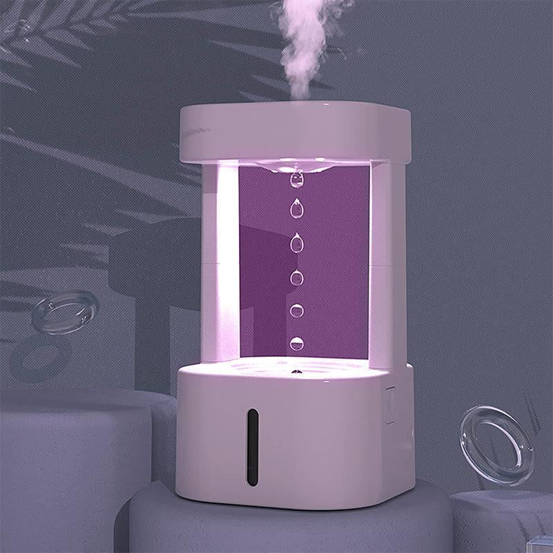 Anti Gravity Humidifier with Optical Illusion Cool Mist Diffuser