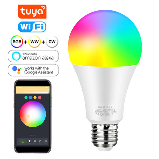 Explosive Wifi Smart Bulb Color Tone Voice Control Bulb